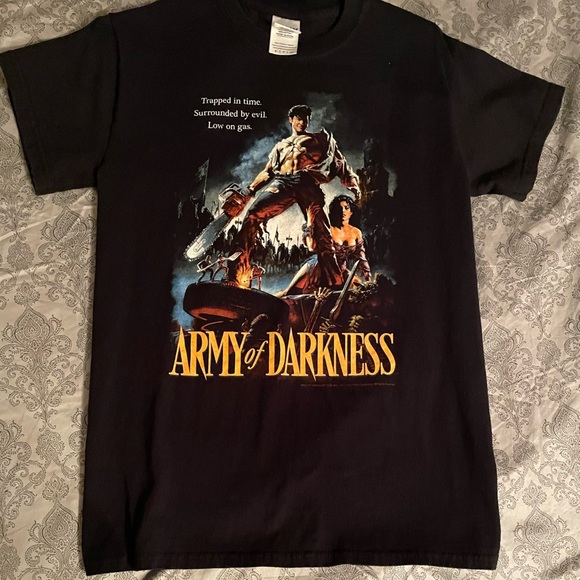 Army of Darkness Tops - Sz S small Black army of darkness movie tee